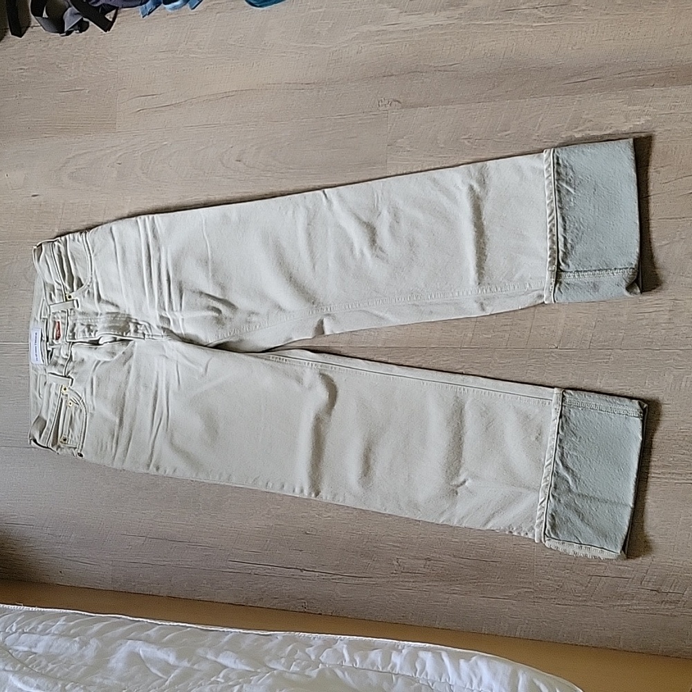 Tu Es Mon Tresor The Cornelian Jean in Light Gray size 26